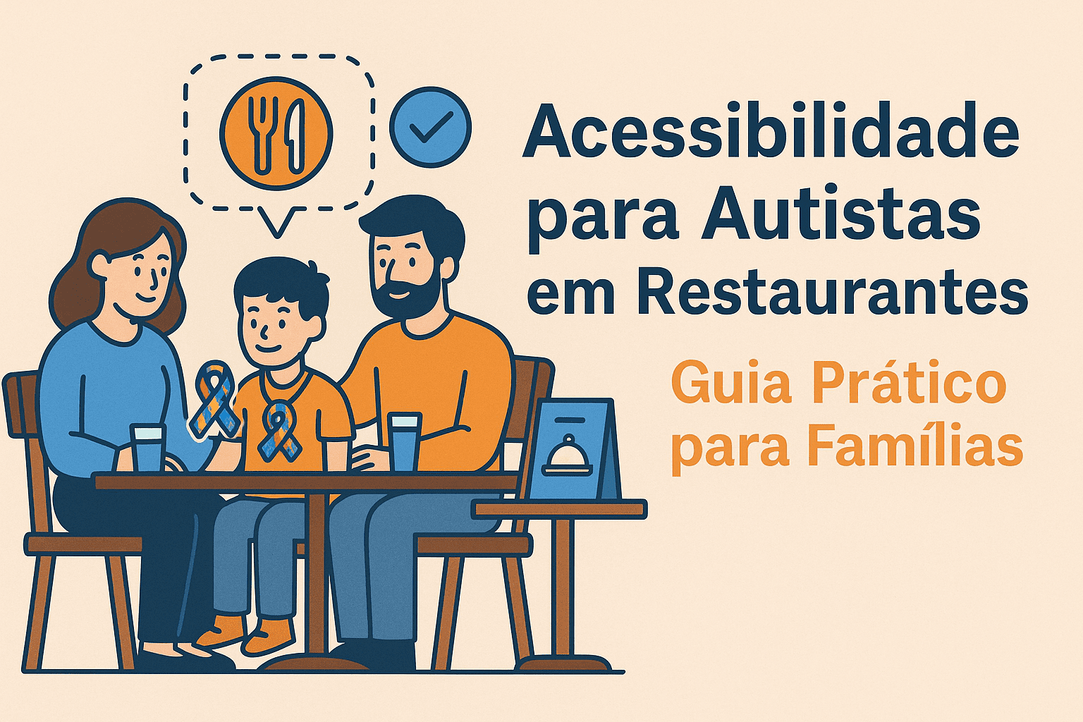 Restaurante acessível e acolhedor para pessoas com autismo