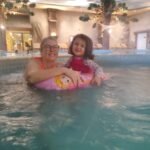 Nossa família se divertindo nas piscinas do Acqua Motion em Gramado