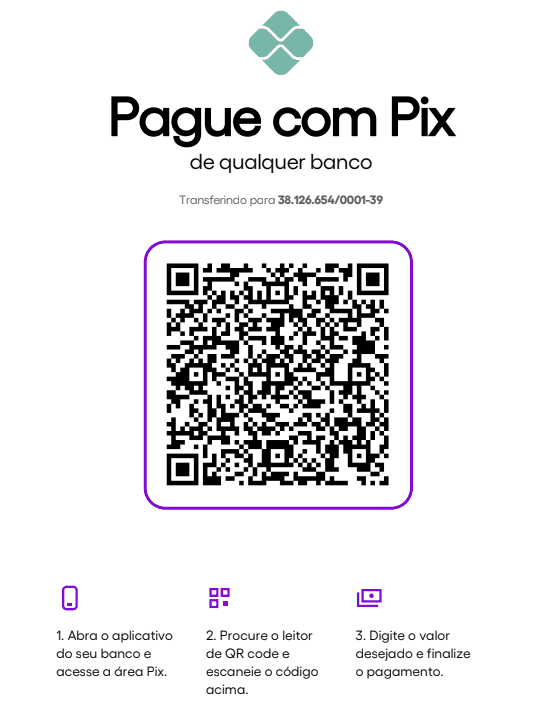 QR Code Pix Autistando pelo Mundo